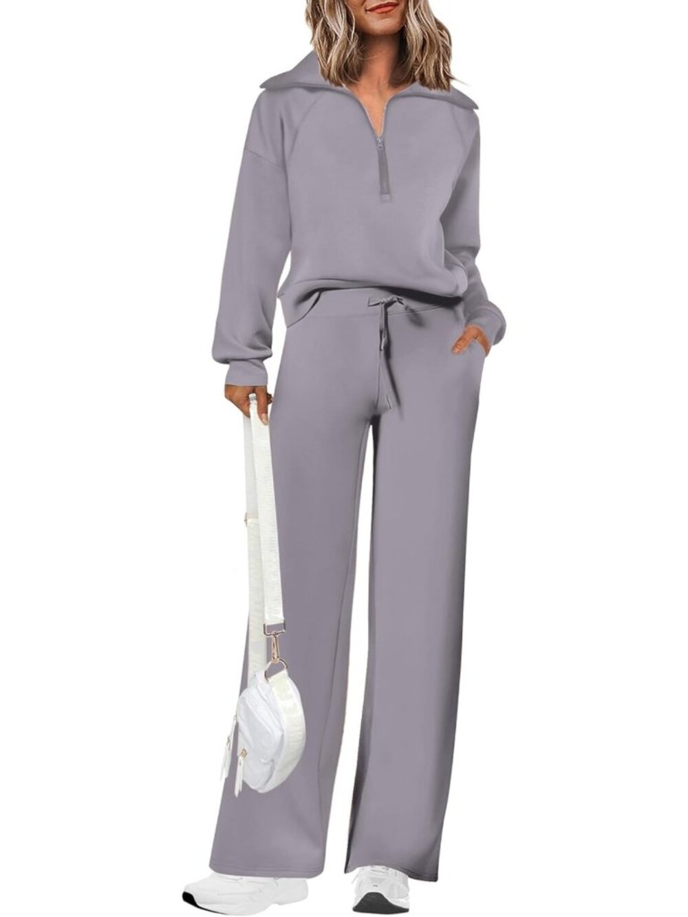 Chic Women's 2 Piece Matching Lounge Set | Cozy Sweatsuit for Comfort & Style